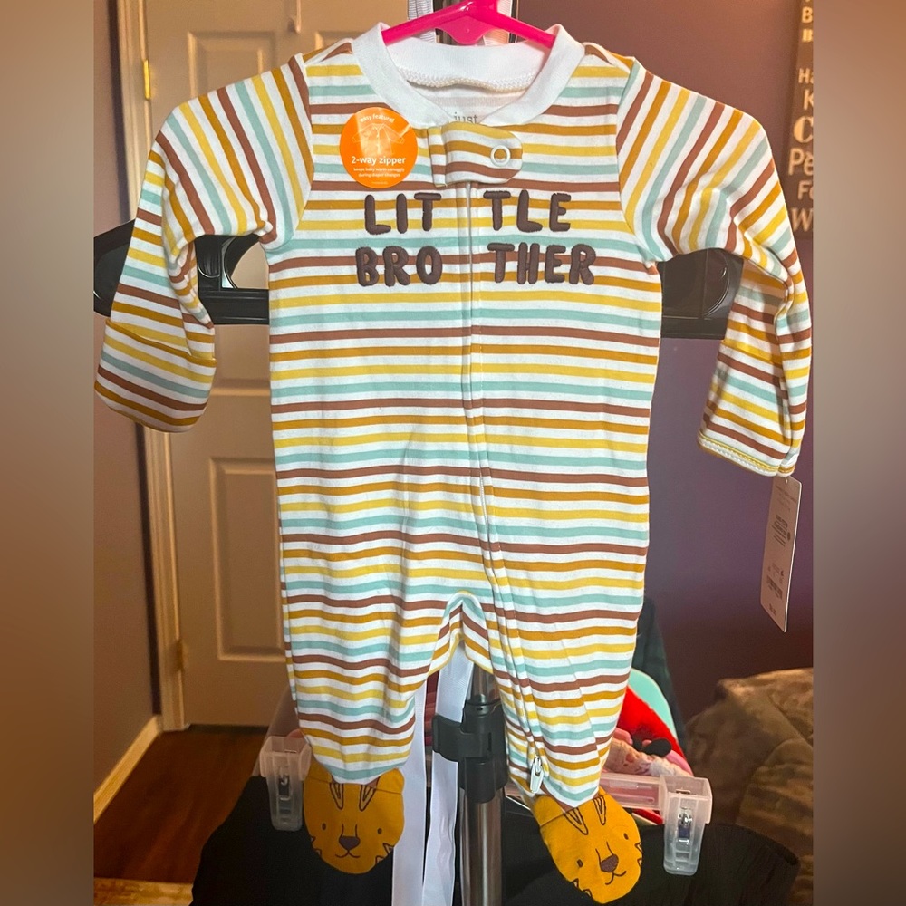 Just One You Made By Carter’s Little Brother Footed Pajamas | NB